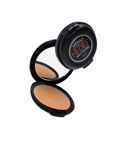 High Definition Anti-Shine Powder & Deluxe Kabuki Brush
