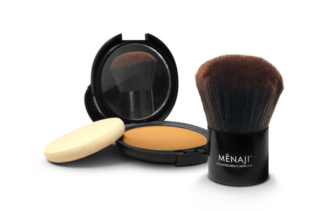 High Definition Anti-Shine Powder & Deluxe Kabuki Brush