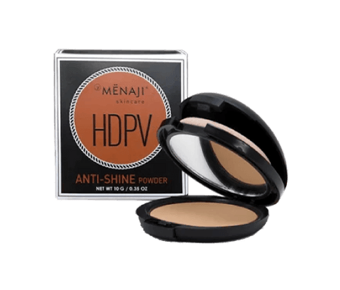 High Definition Anti-Shine Powder & Deluxe Kabuki Brush